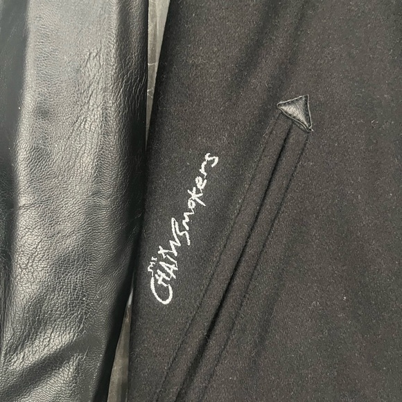Chainsmokers 2015 Friend Zone Tour Limited Edition Letterman's Jacket Large RARE - Picture 9 of 11